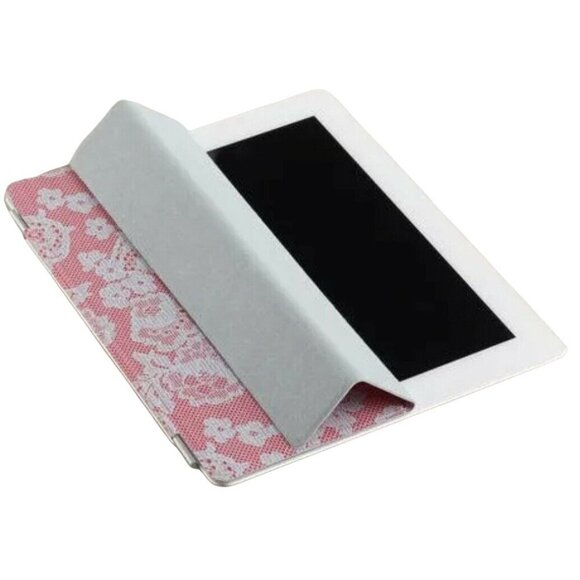 Cost Plus World Market Ipad Cover Blue Purple Magnetic Paisley Fits 9.45 x 7.67 - Picture 4 of 4